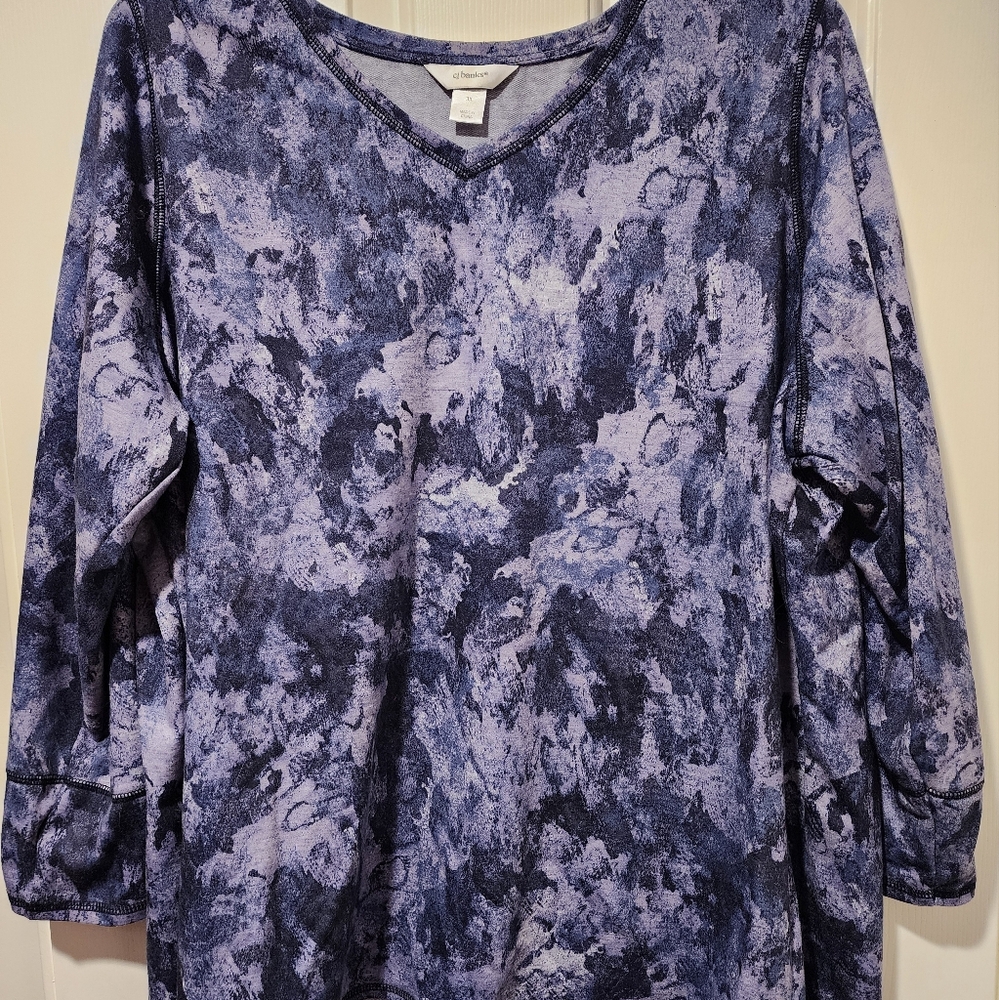 Women's plus size CJ Banks lightweight sweatshirt
